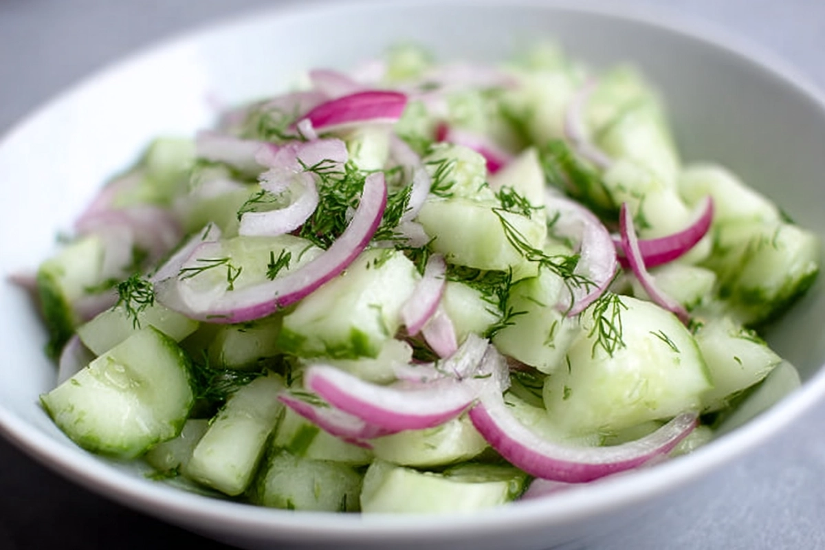 cucumber salad with dill