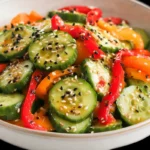 cucumber sweet pepper salad