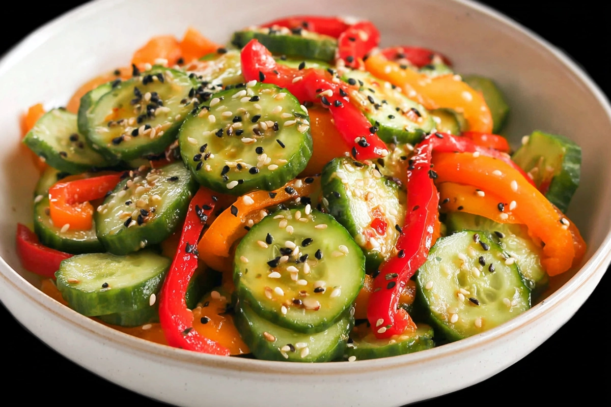 cucumber sweet pepper salad