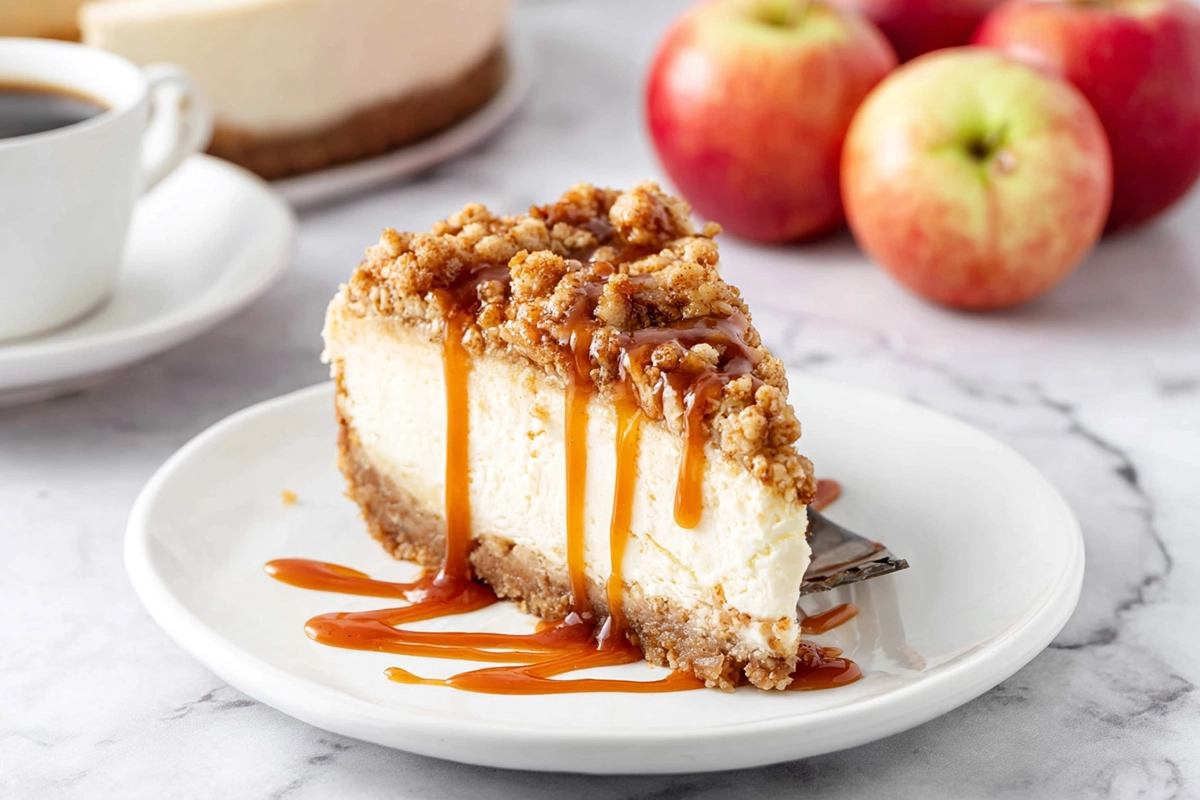 Apple Crisp Cheesecak