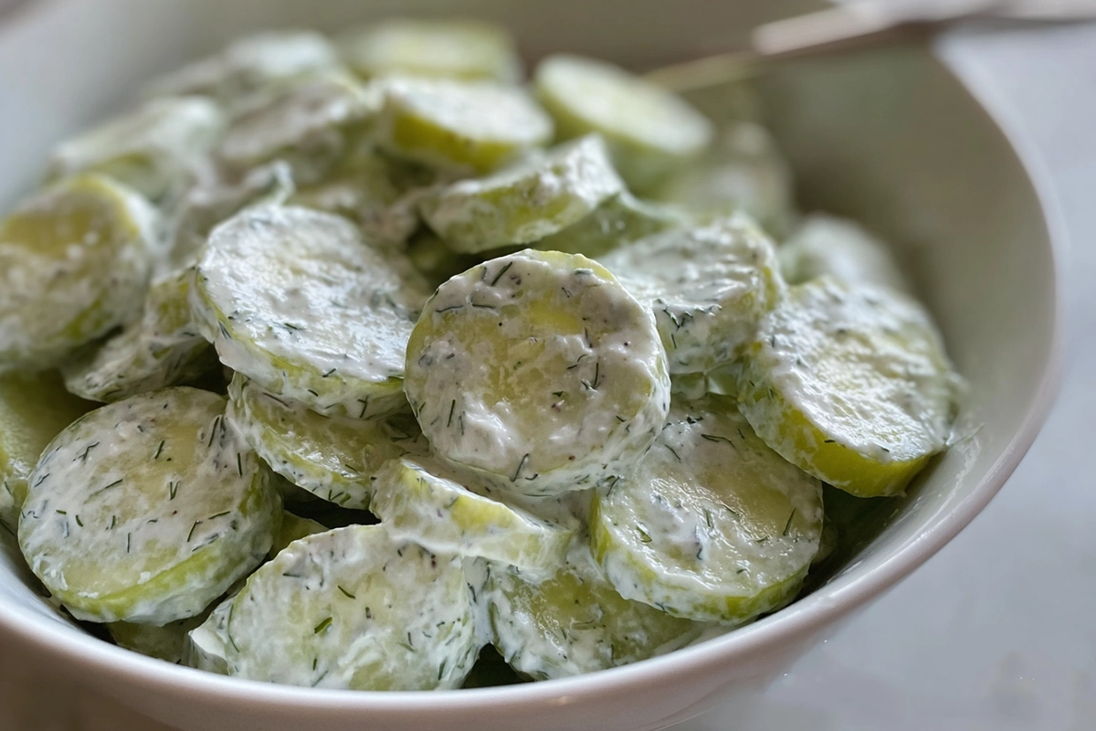 Creamy Cucumber Salad: The Cool-Down Star of Your Summer Table 4 Creamy Cucumber Sala