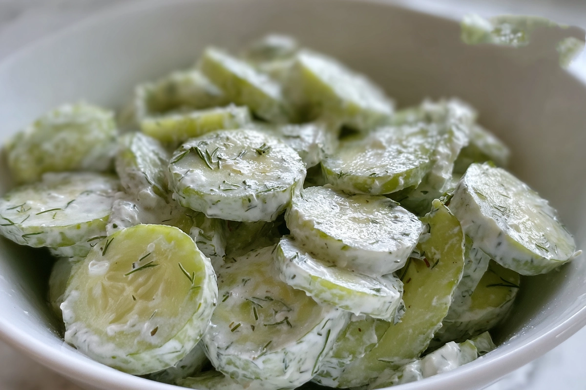 Creamy Cucumber Salad
