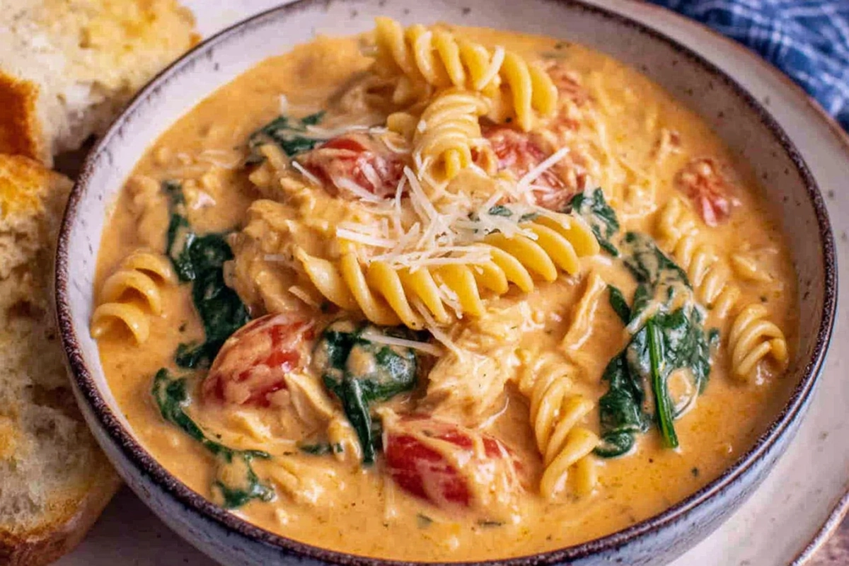 Creamy Tuscan Chicken Soup