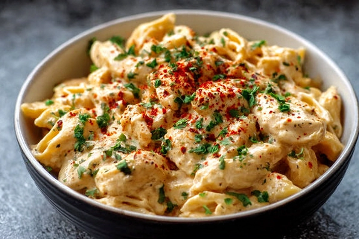 Crock Pot Creamy Cajun Chicken Pasta