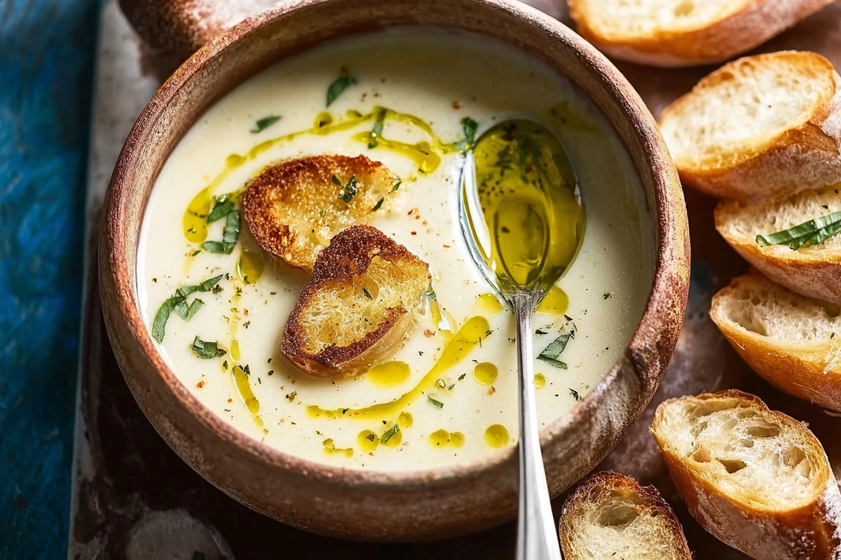 French Garlic Soup: The Velvety Comfort You Didn’t Know You Needed 4 FRENCH GARLIC SOU