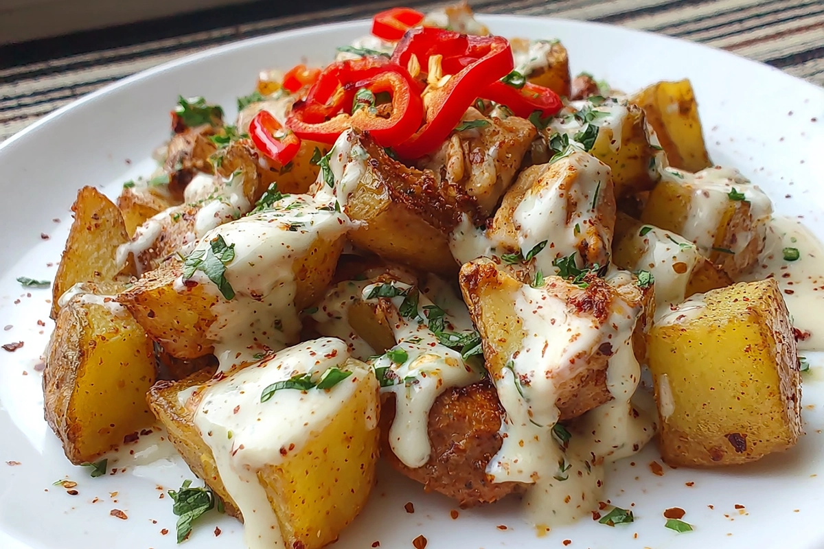 Garlic Parmesan Crockpot Chicken and Potatoes Recip