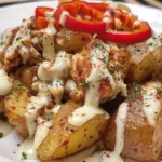 Garlic Parmesan Crockpot Chicken and Potatoes Recipe