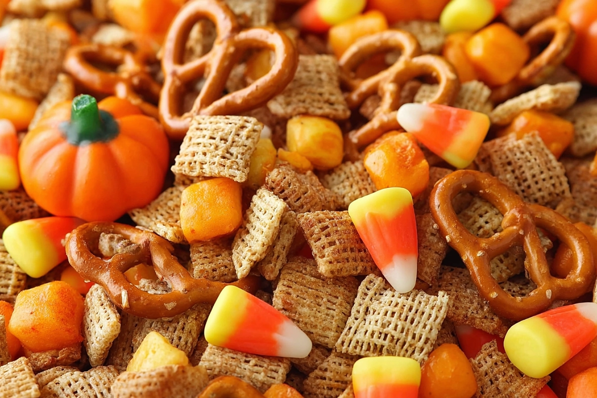 Halloween Harvest Hash Chex Mi