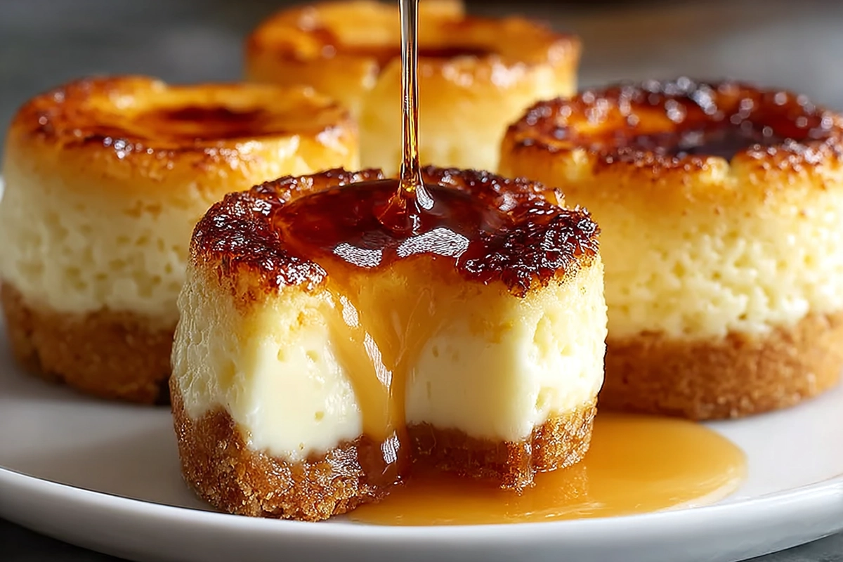 Mini Crème Brûlée Cheesecakes