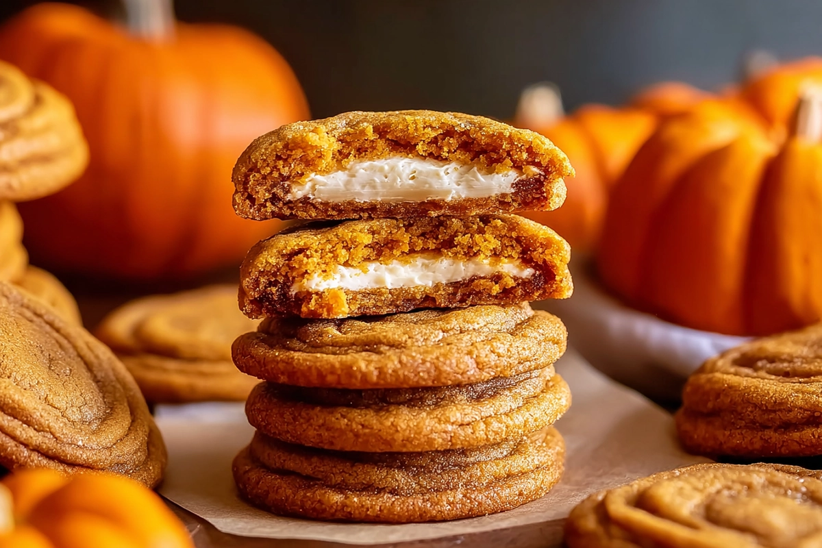 Pumpkin Cheesecake Cookies