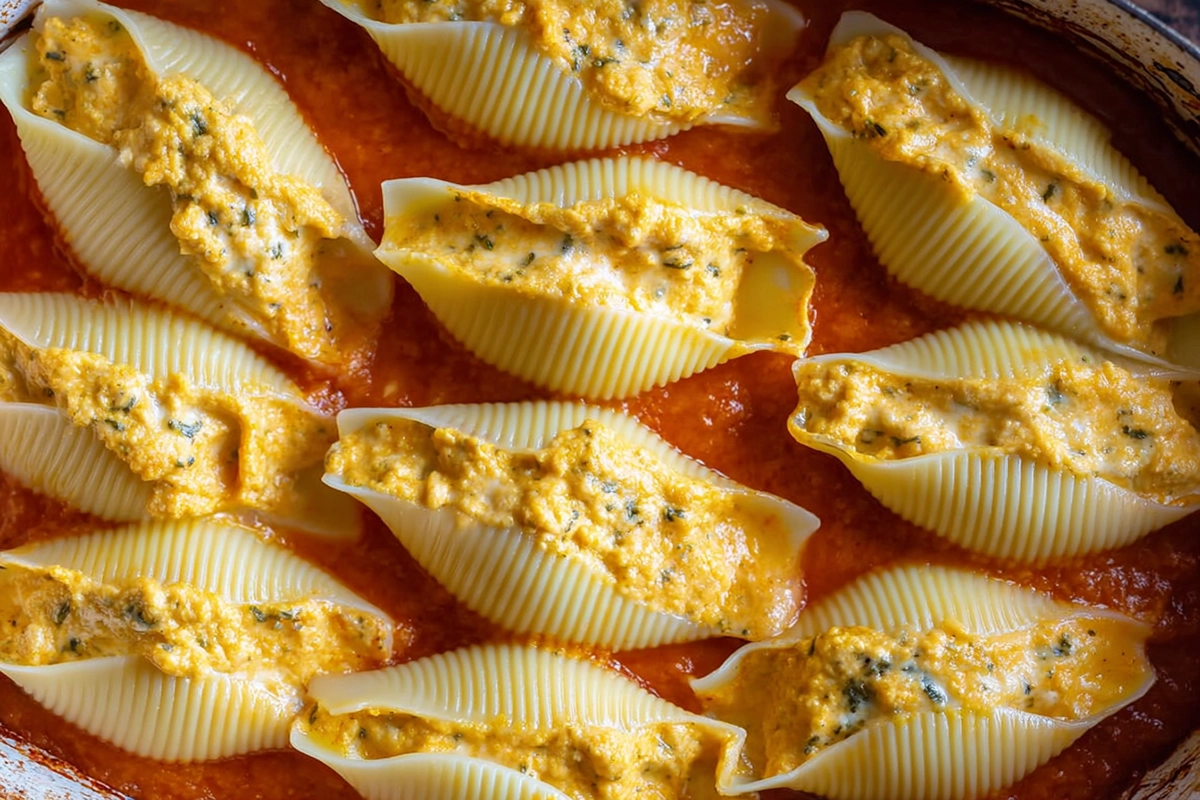 Pumpkin Ricotta Stuffed Shell