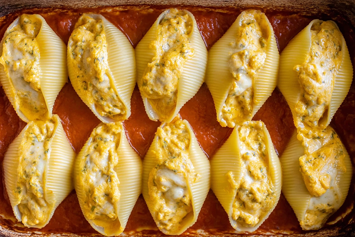 Pumpkin Ricotta Stuffed Shells