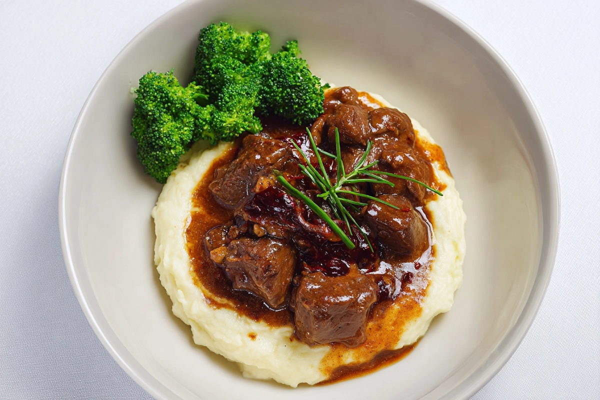 Salisbury Meatballs and Mashed Potatoes: A Comfort Food Favorite 4 Salisbury Meatballs and Mashed Potatoe