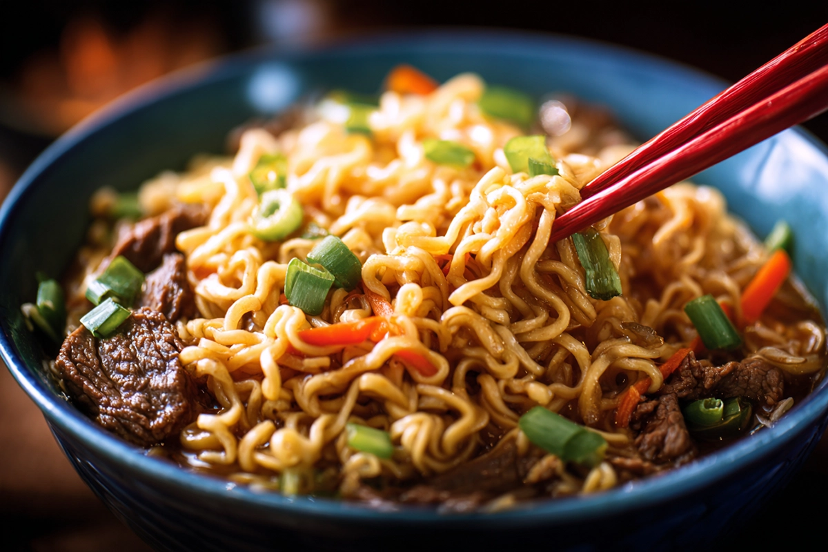 Slow Cooker Beef Ramen Noodles: Cozy Comfort in a Bowl 4 Slow Cooker Beef Ramen No