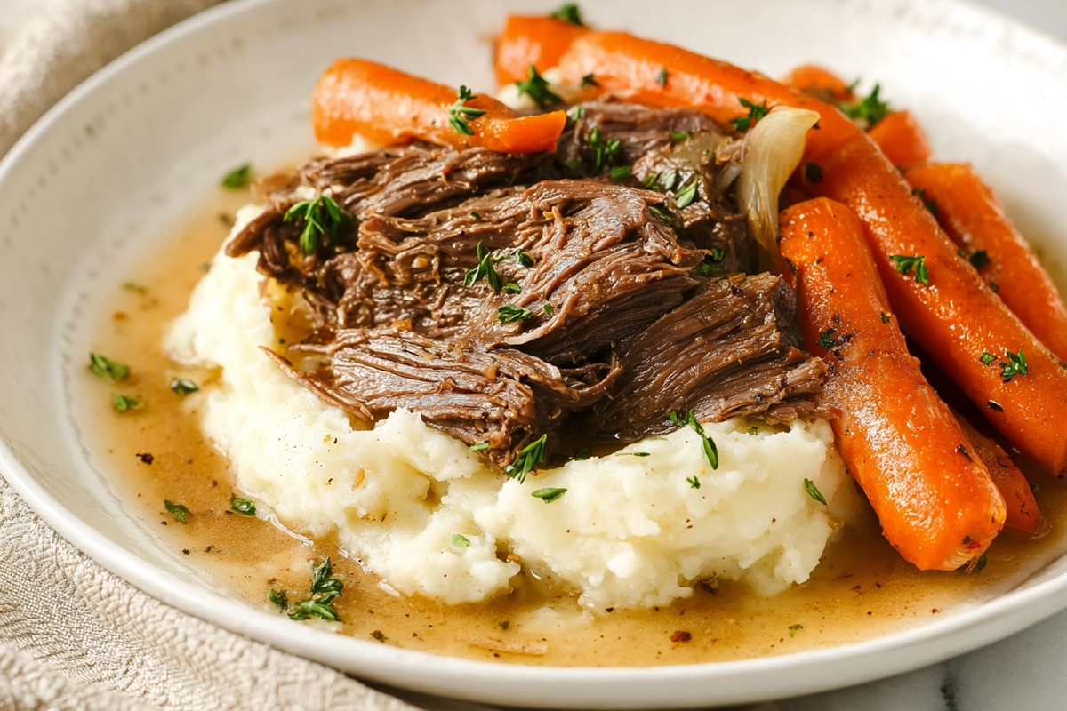 Slow Cooker Garlic Herb Pot Roast — A Comfort Food Classic That Never Fails 4 Slow Cooker Garlic Herb Pot Roas