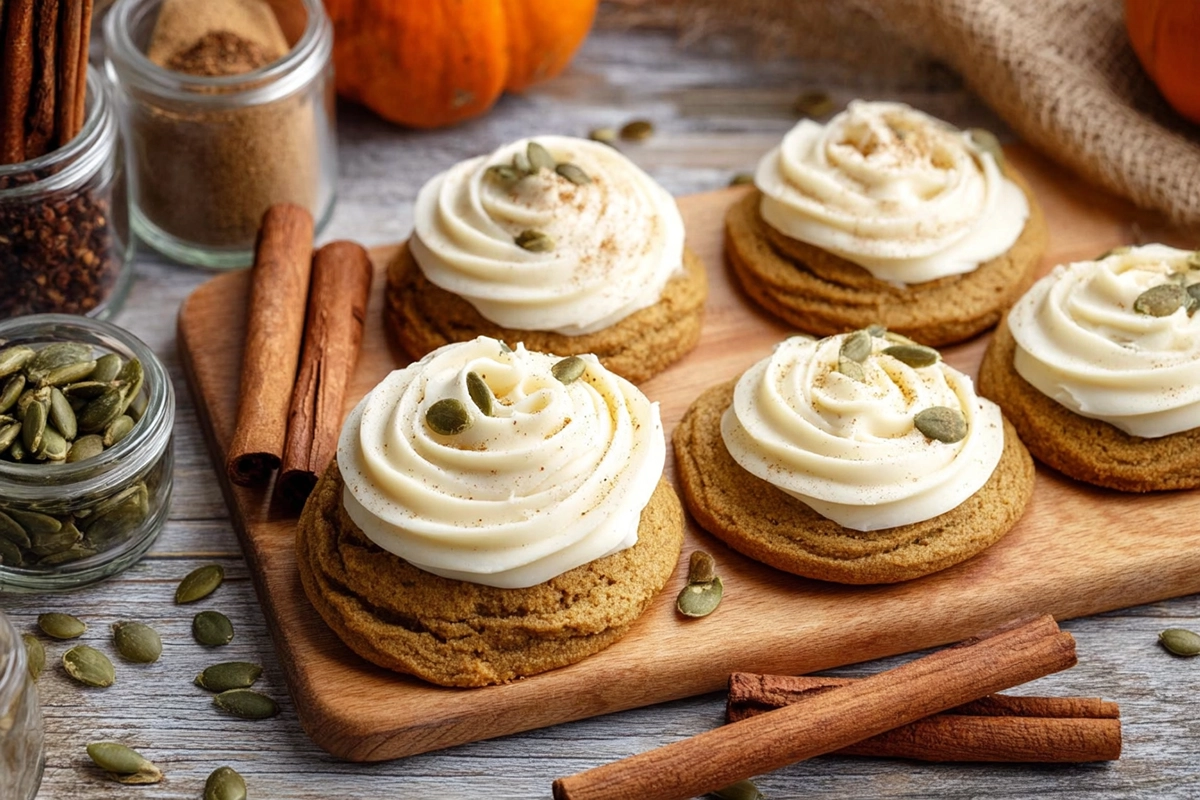 Soft Pumpkin Cookies with Cream Cheese Frosting: The Ultimate Fall Cookies for Cozy Days 4 Soft Pumpkin Cookies with Cream Cheese Frost