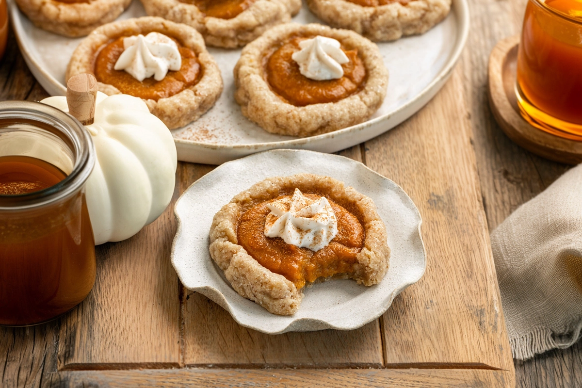Vegan Pumpkin Pie Cookies