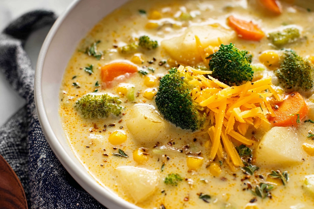 creamy vegetable sou