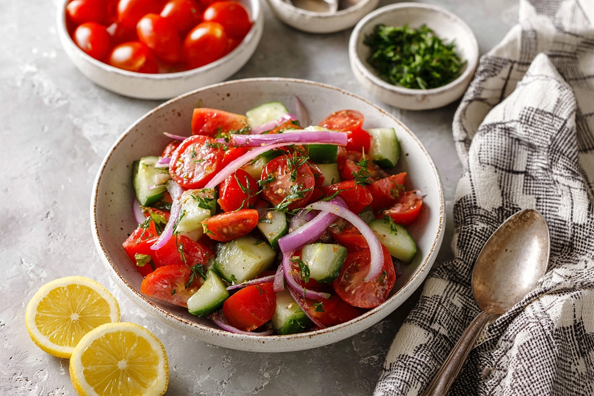cucumber tomato salad