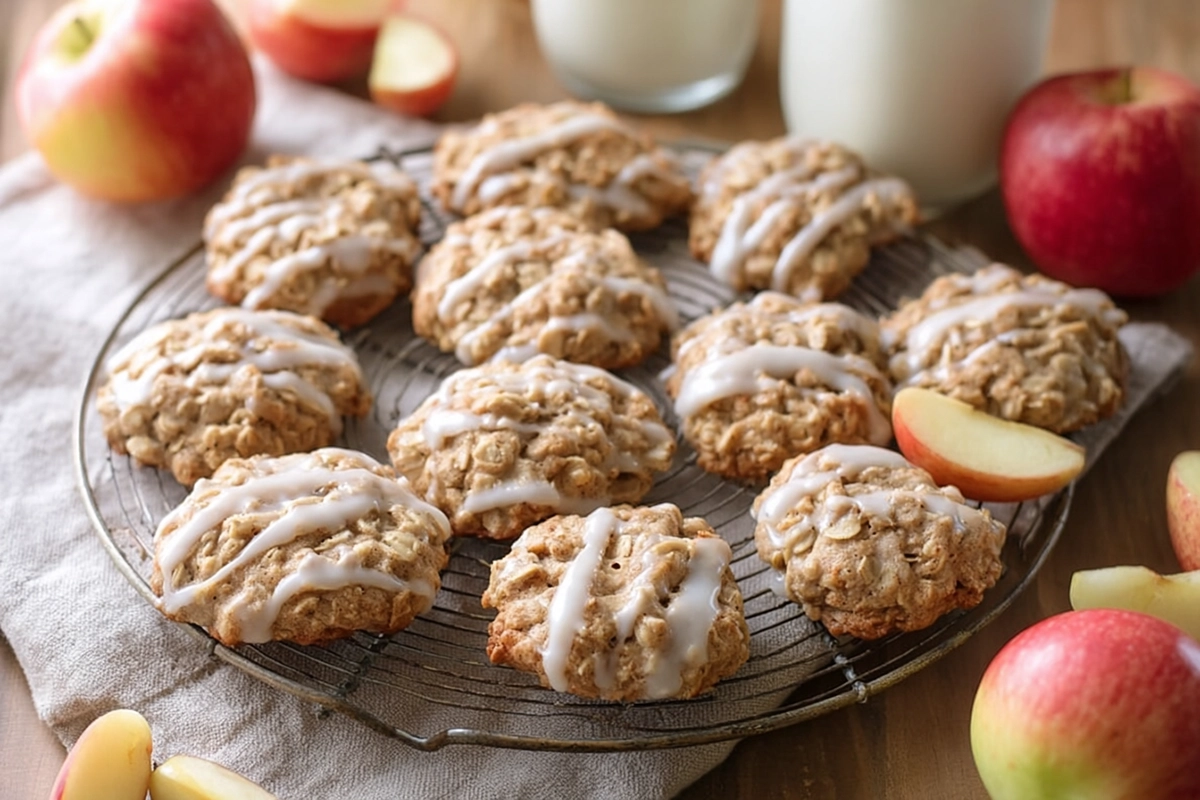 Apple Cinnamon Oatmeal Cookies That Taste Like Fall in Every Bite 4 Apple Cinnamon Oatmeal Cookie