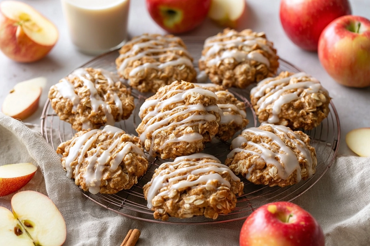 Apple Cinnamon Oatmeal Cookies