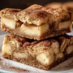 Apple Pie Snickerdoodle Cookie Bars