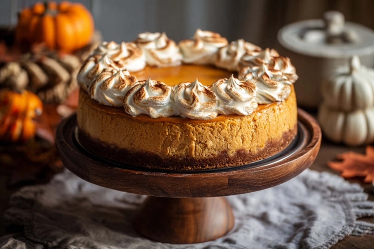 Easy Pumpkin Cheesecake