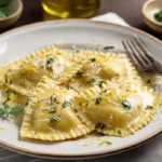 homemade pumpkin ravioli