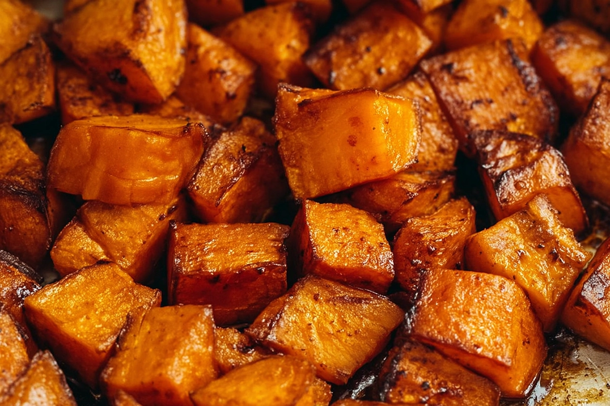Honey Roasted Sweet Potatoes