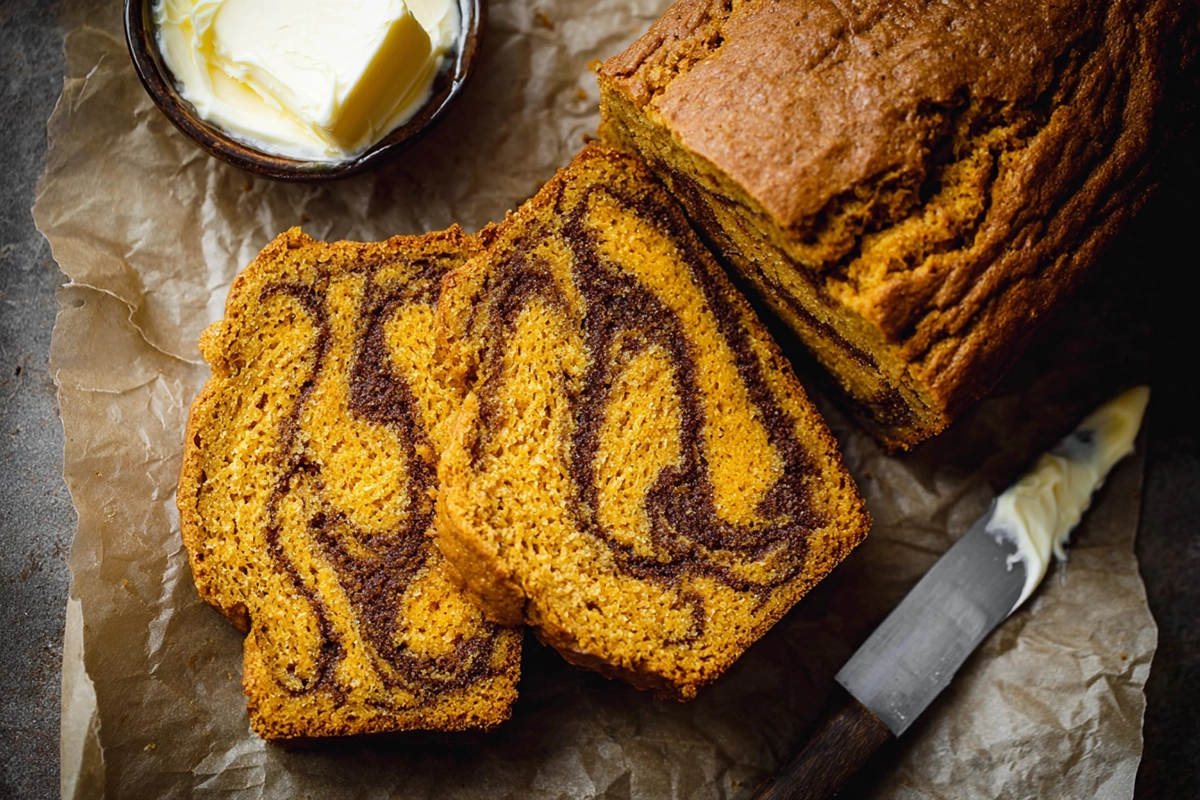 This Moist Pumpkin Bread with Cinnamon-Sugar Swirl Is What Fall Tastes Like 4 Moist Pumpkin Bread