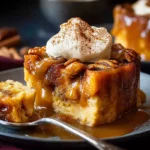 Pumpkin bread pudding