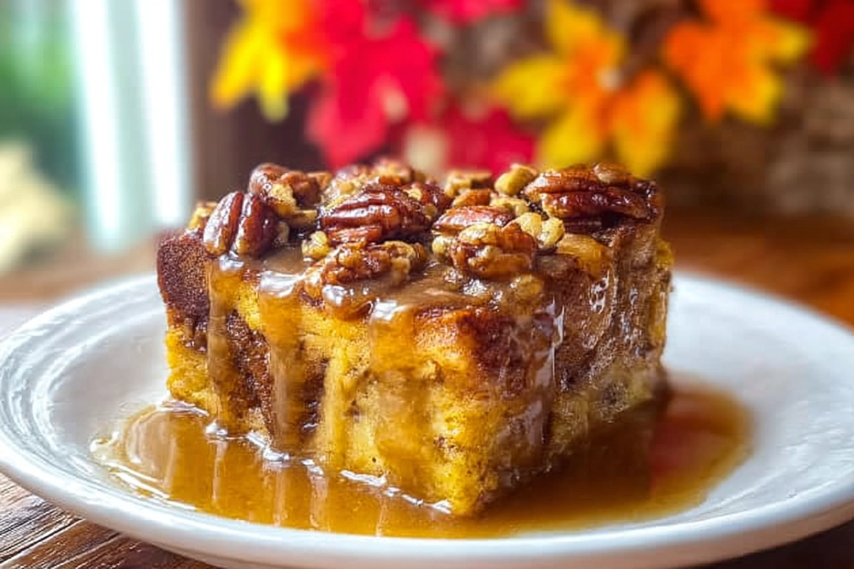 Pumpkin Praline Bread Pudding: The Thanksgiving Dessert Everyone Will Beg For 4 Pumpkin Praline Bread Puddin