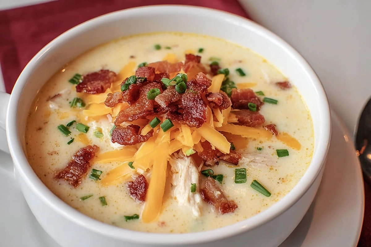 Slow Cooker Keto Chicken Cream Cheese Sou