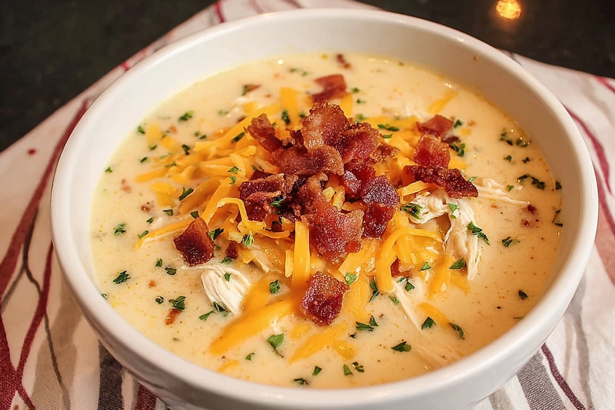 Slow Cooker Keto Chicken Cream Cheese Soup