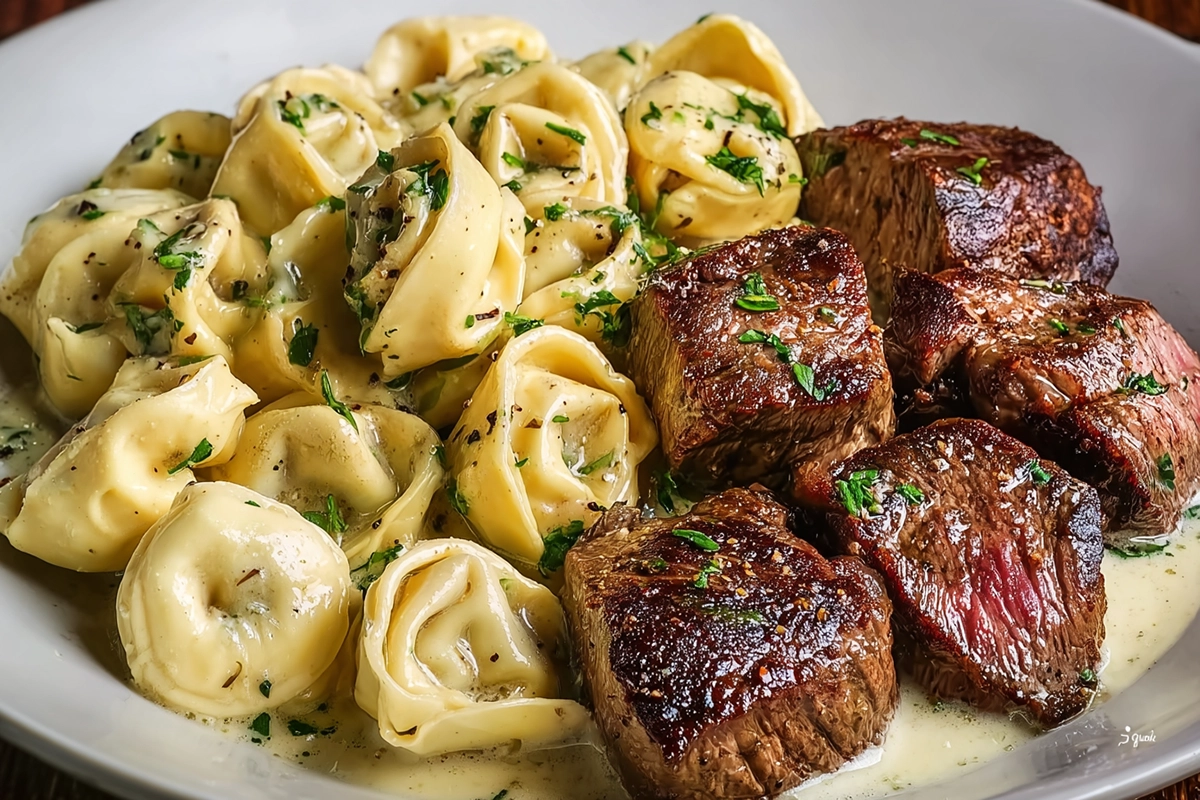 Buttery Steak Tortellini
