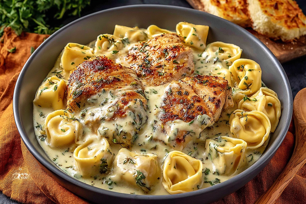 Creamy Herb Chicken Tortellini