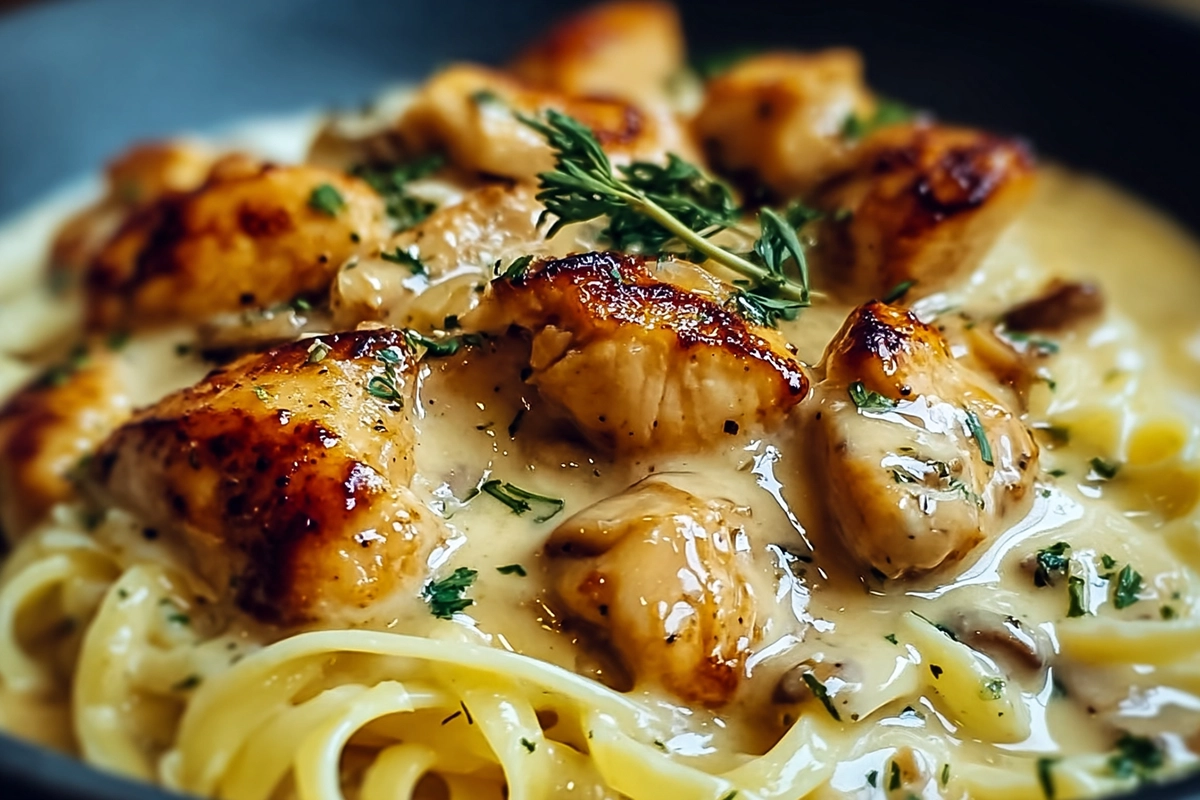 Garlic Butter Chicken Pasta