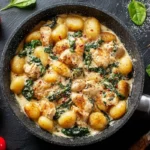 Garlic Chicken Gnocchi Skillet