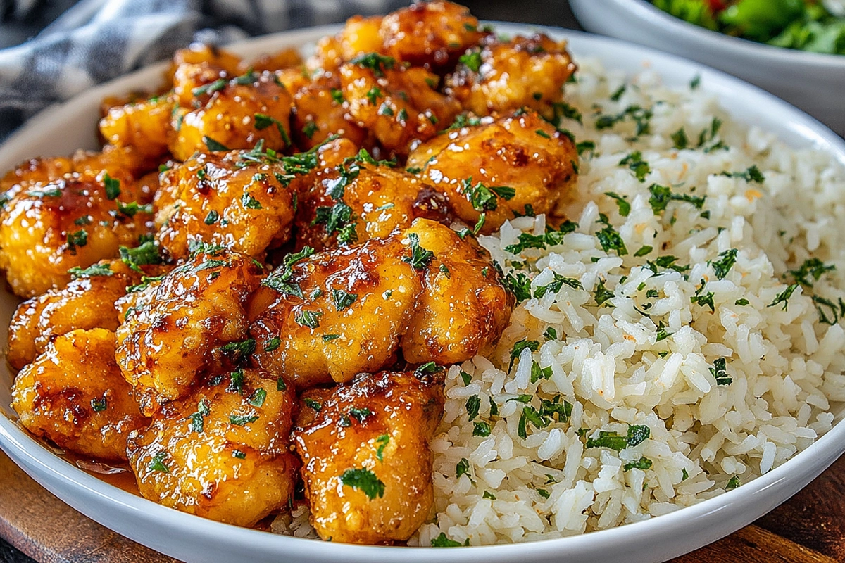 Honey Garlic Chicken Bites