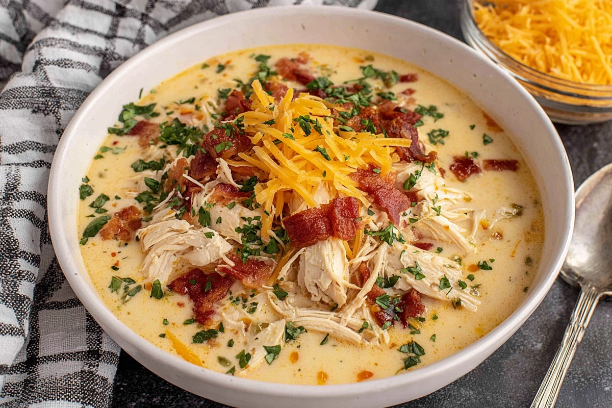 Slow Cooker Keto Chicken Cream Cheese Soup: Comfort in a Bowl 4 Keto Chicken Cream Cheese Soup