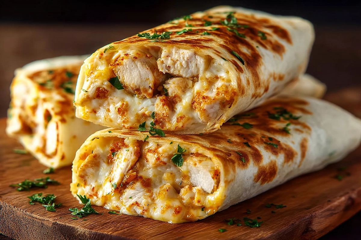 Cheesy Garlic Chicken Wraps: The Ooey-Gooey Dinner You’ll Crave Again and Again 4 Ooey-Gooey Cheesy Garlic Chicken Wraps You’ll Devou