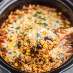 Crockpot Chicken Enchiladas Casserole