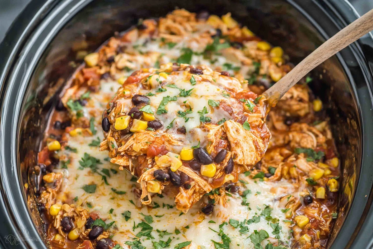 Crockpot Chicken Enchiladas Casserole: A Cozy, Flavor-Packed Dinner That Practically Cooks Itself 7 Crockpot Chicken Enchiladas Casserole