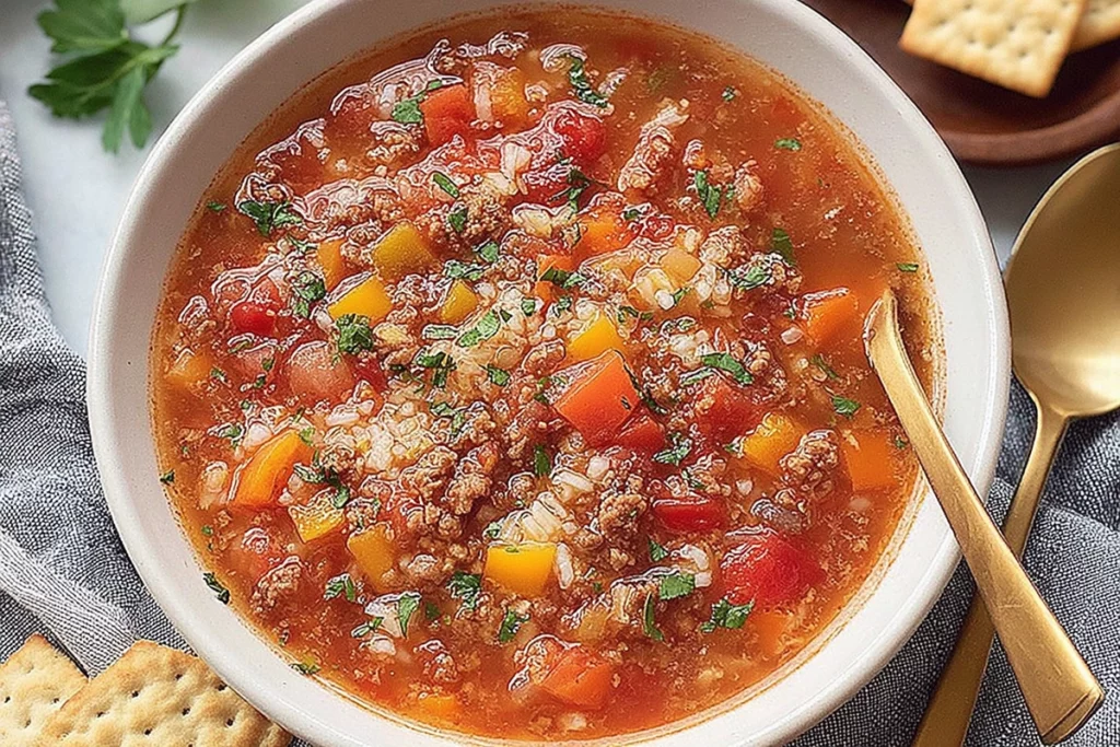 Cozy & Comforting Stuffed Pepper Soup for Busy Nights 7 Stuffed Pepper Soup