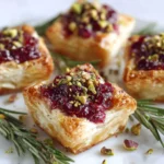 Cranberry Brie Bites Appetizer