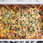 chicken burrito casserole