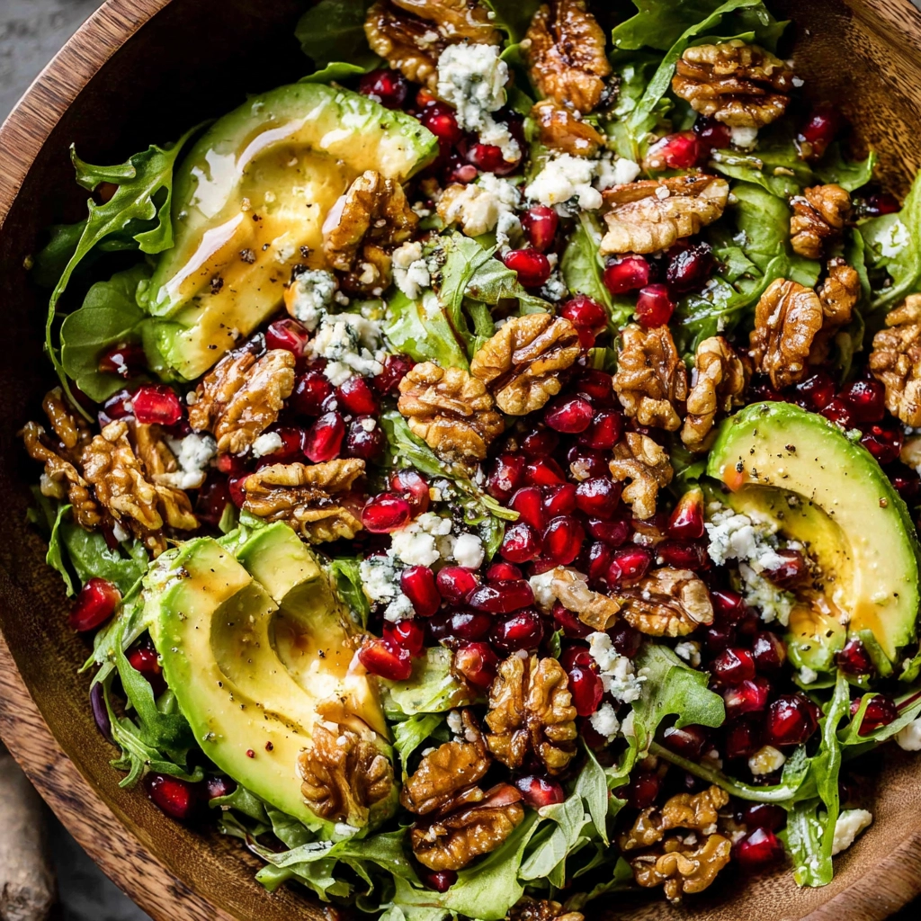 christmas salad recipe card