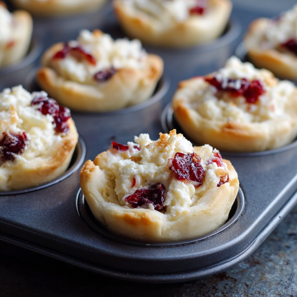 Cranberry Cream Cheese Crescent Bites: Cozy, Flaky, and Festively Easy 5 Cranberry Cream Cheese Crescent Bites ingredients setup