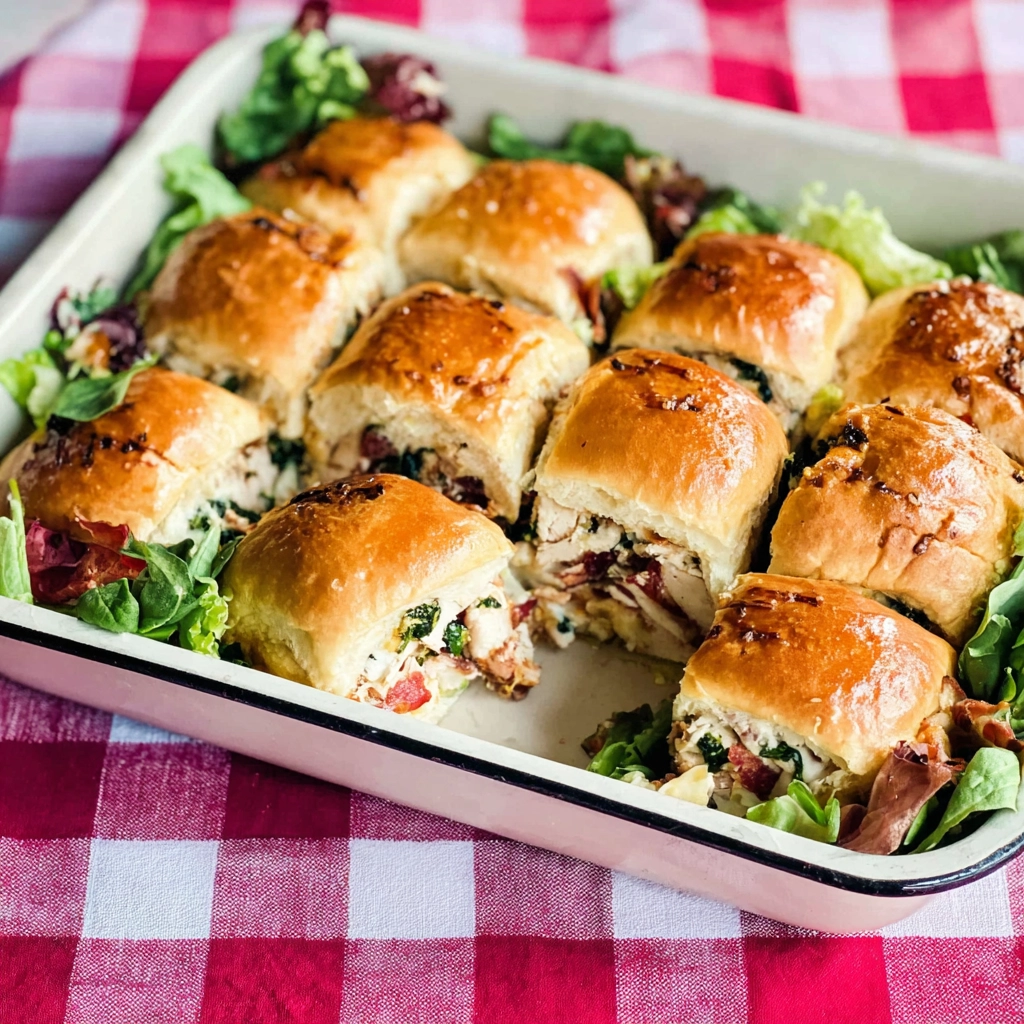 cranberry turkey sliders holiday platter