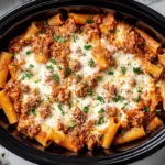 crockpot baked ziti